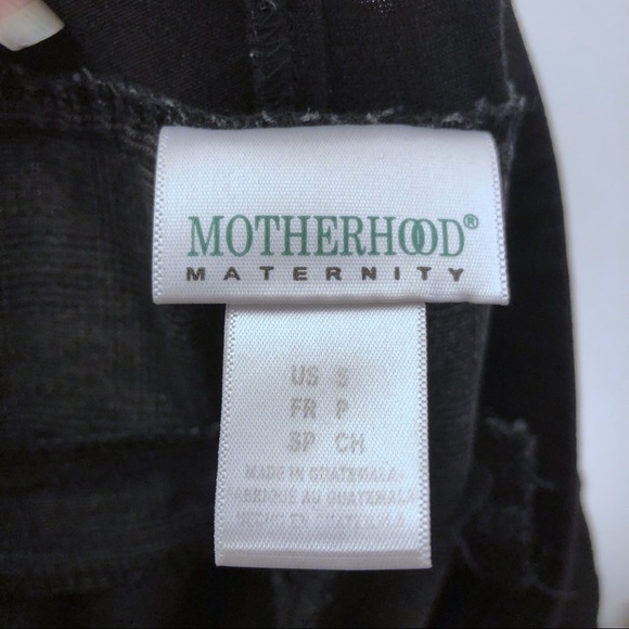 Motherhood Maternity Petite Check Plaid Pull On Work Career Dress Pants Slacks - Picture 6 of 8